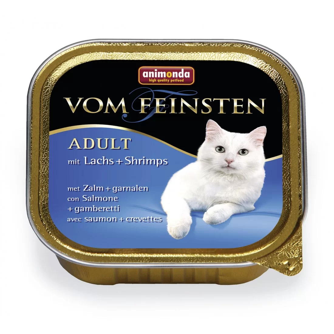 Vom Feinsten Adult сьомга + скариди, 100 г