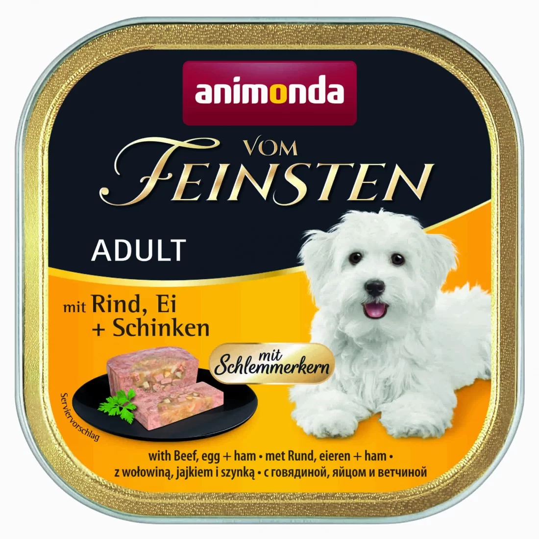 Animonda Vom Feinsten за кучета с говеждо, яйца и шунка, 150 г