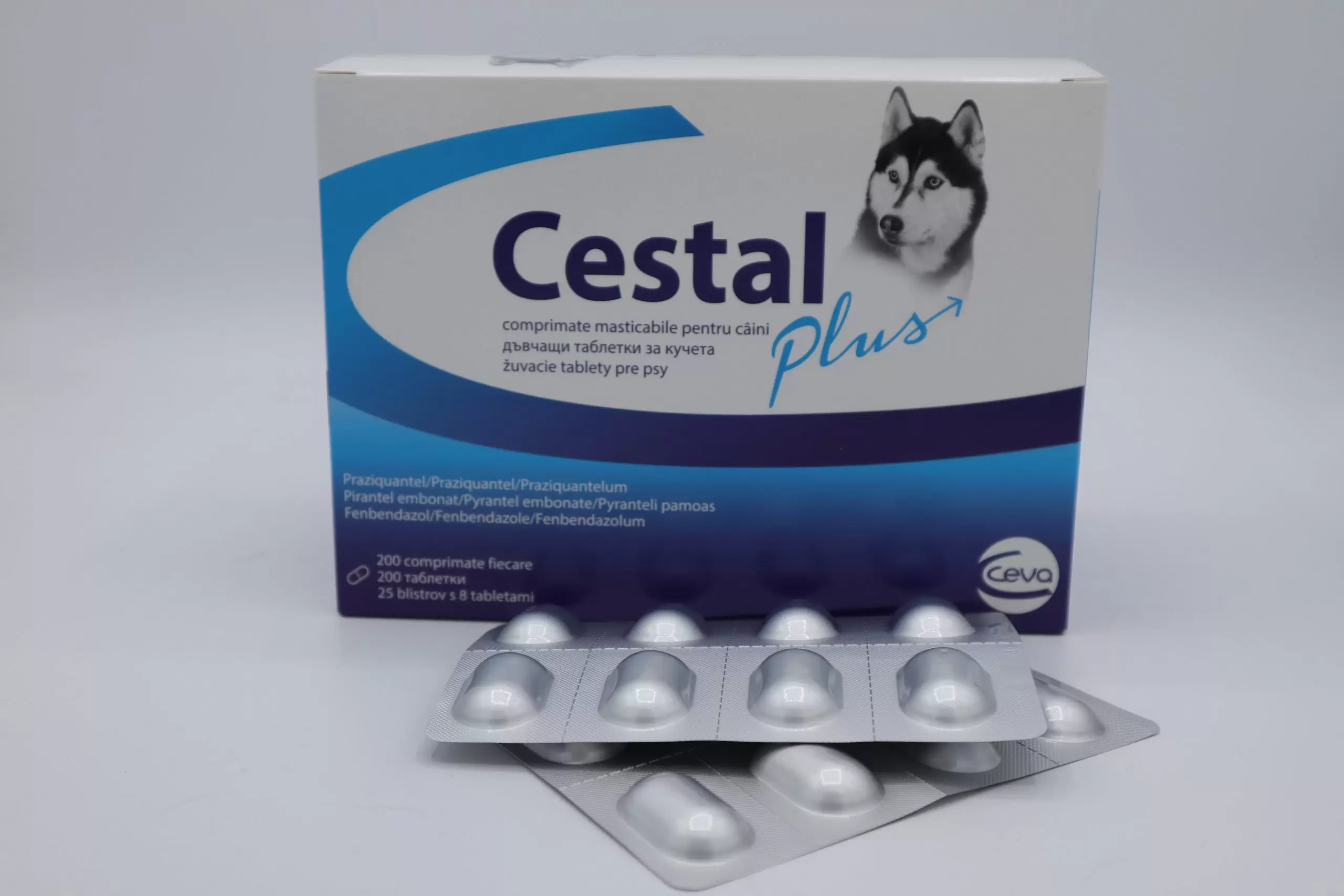 ЦЕСТАЛ ПЛЮС / CESTAL PLUS ОВКУСЕНИ ОБЕЗПАРАЗИТЯВАЩИ ТАБЛЕТКИ ЗА КУЧЕТА 8 БР.