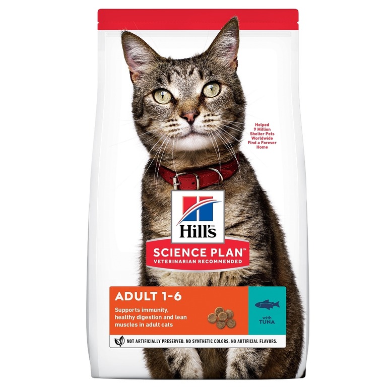 Hills Science Plan Adult - с риба тон, за котки от 1 до 6 години 1.5 кг.
