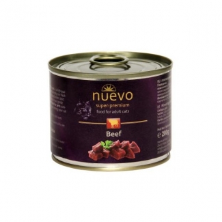 NUEVO Adult с говеждо, 5 бр. х 200 г