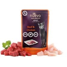 NUEVO Говеждо и пиле - пауч, 5 бр. х 85 г
