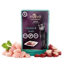 NUEVO Пиле и патица - пауч, 5 бр. х 85 г