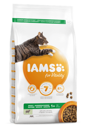 Iams Adult - пълноценна суха храна с агнешко 10 кг.
