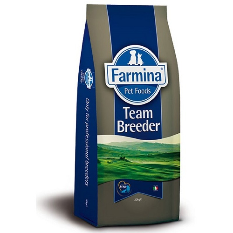 Farmina Team Breeder Basic Lamb 18/12 - пълноценна храна с агнешко месо за кучета над 12 месеца, подходяща за всички породи-20 кг.