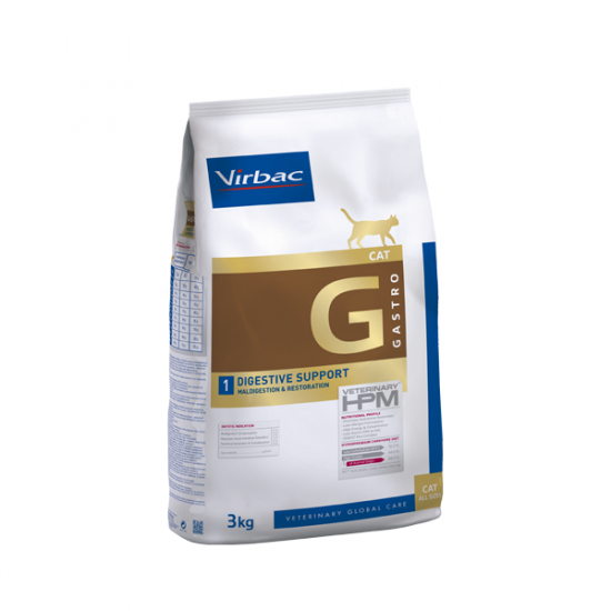 Virbac Cat Digestive Support - диетична храна за котки с храносмилателни нарушения, 1.5 кг.
