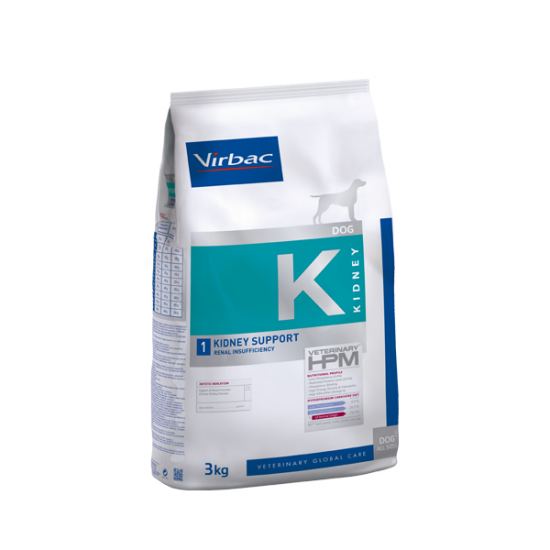 Virbac Dog Kidney Support - диетична храна за кучета с бъбречна недостатъчност, 12 кг.