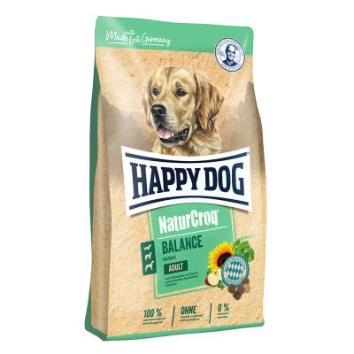 Happy Dog NaturCroq Balance - храна за кучета над 12 месеца от всички породи с пилешко месо, 15 кг.
