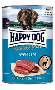 Happy Dog Sweden - храна за кучета от прясно еленско месо, 3 бр. х 400 гр.