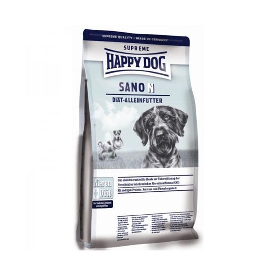 Happy Dog Sano N - суха храна за кучета със заболявания на бъбреците, черния дроб и сърцето, 7.5 кг.