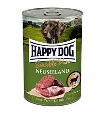 Happy Dog New Zealand - храна за кучета от прясно агнешко месо, 3 бр. х 400 гр.