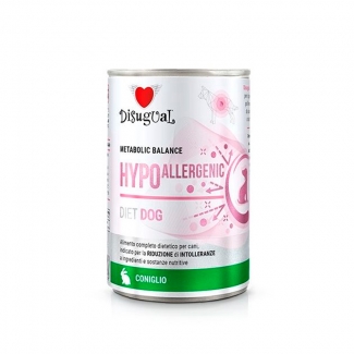 DISUGUAL Metabolic Balance HYPOALLERGENIC Diet Dog за кучета със заек 3 бр. х 400 г