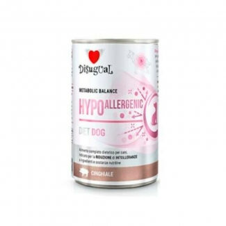 DISUGUAL Metabolic Balance HYPOALLERGENIC Diet Dog за кучета с глиган 3 бр. х 400 г