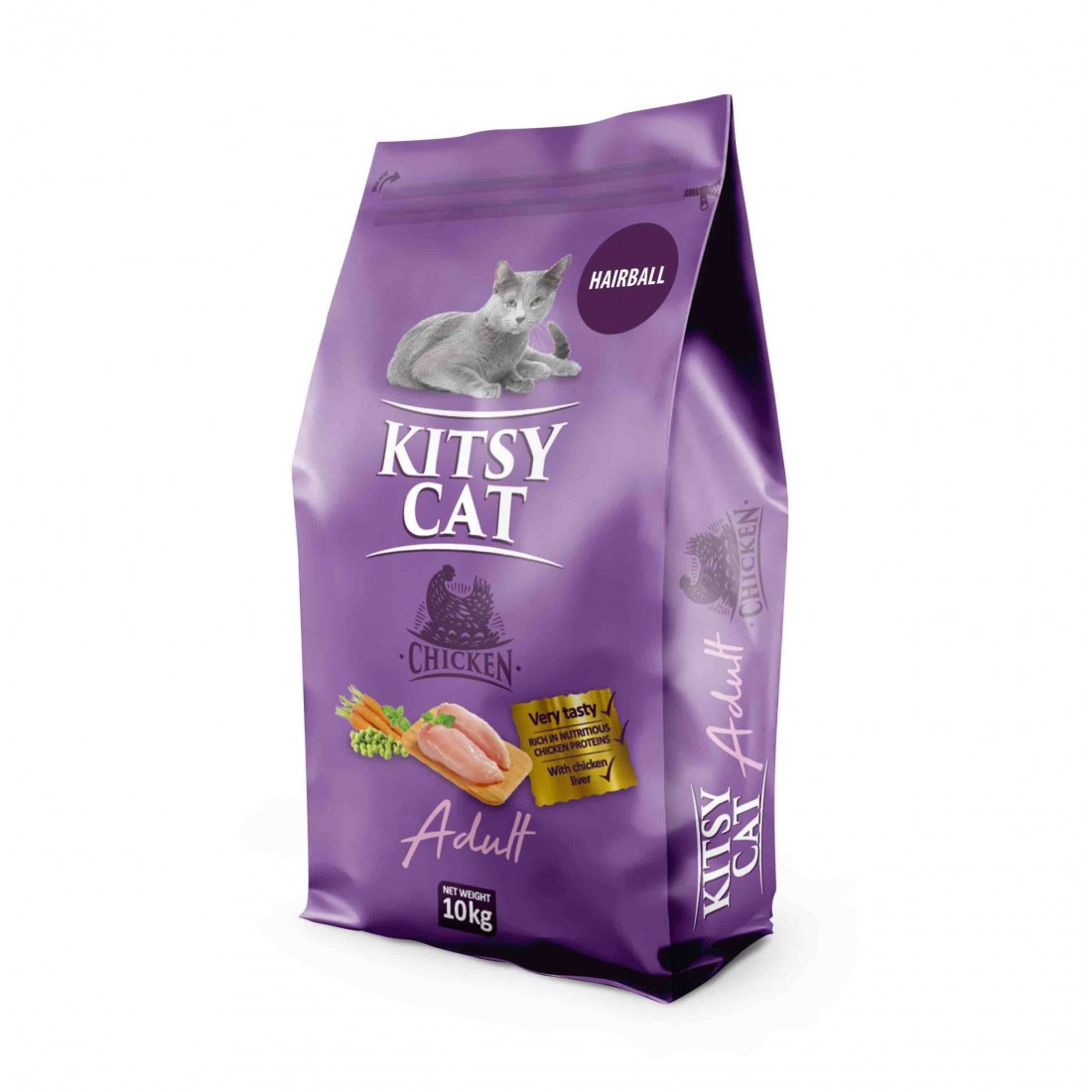 KITSY CAT Adult Hairball за топки косми 10 кг.