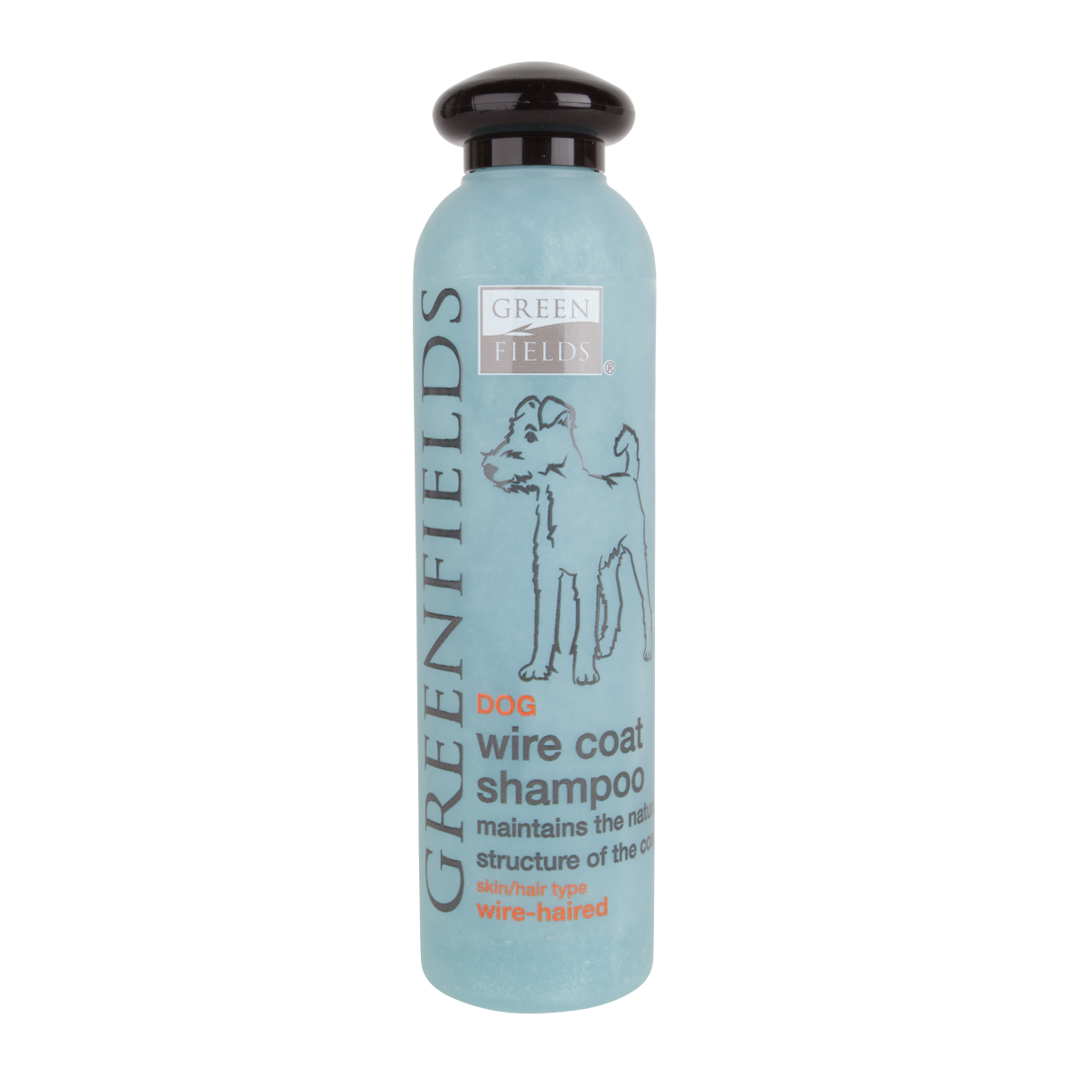 Green Fields Wire Coat Shampoo - този уникален шампоан помага да се запази текстурата на породите кучета с телена и груба козина 250мл.