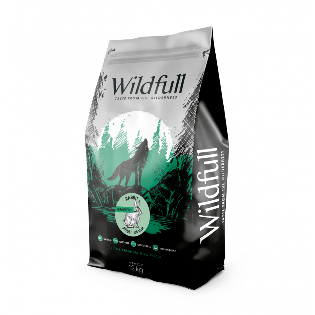 Wildfull Dog Rabbit All Size - за кучета от всички породи , заек 12 кг.