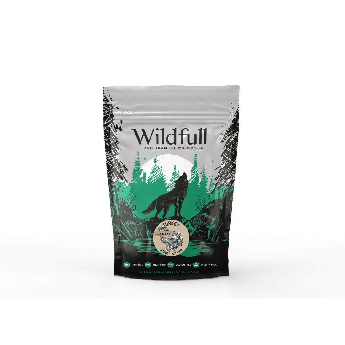Wildfull Dog Turkey All Size - за кучета от всички породи, пуйка 2 кг.