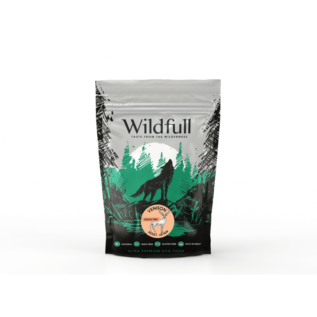 Wildfull Dog Venison All Size - за кучета от всички породи , еленско 2 кг.