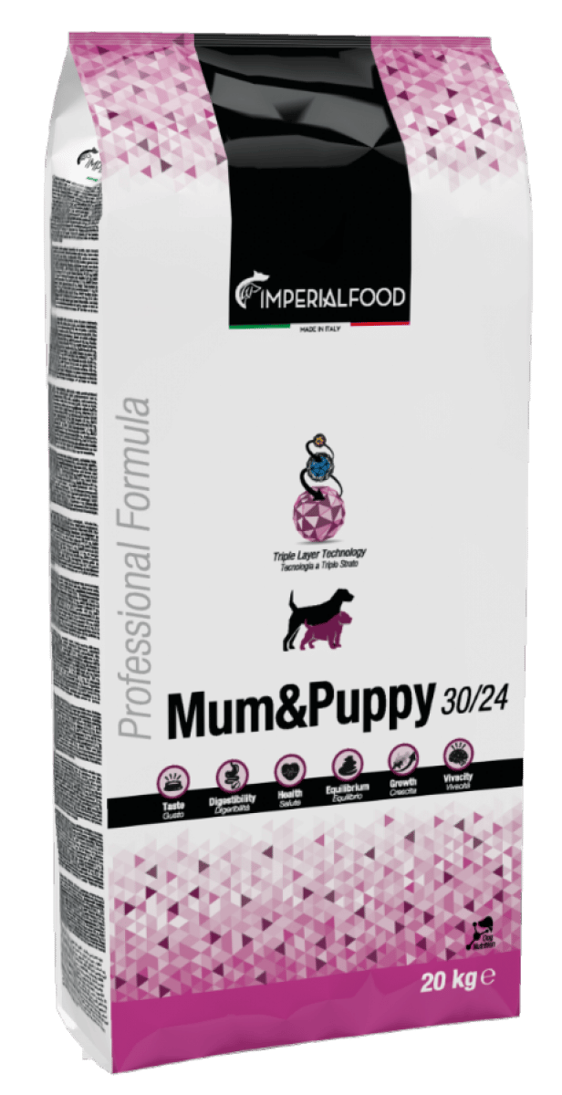 Imperial Food - Mum & Puppy 20 kg - суха храна за за малки кученца и техните майки от всички породи