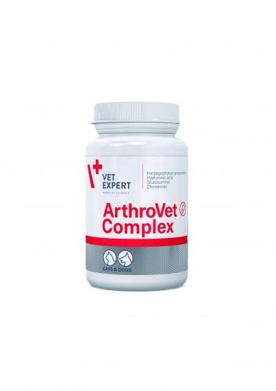 ArthroVet Complex 90 tabl. Хранителна добавка за кучета и котки с дисфункция на ставните хрущяли и ставите.