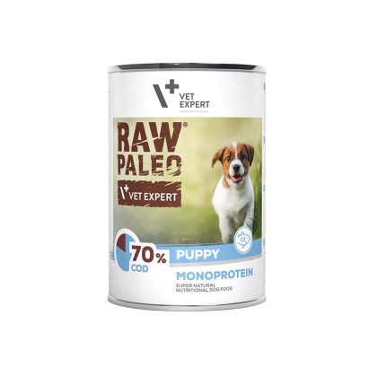 Raw Paleo Puppy Cod – Консерва за кученца с риба треска, 3 бр. х 400 гр.